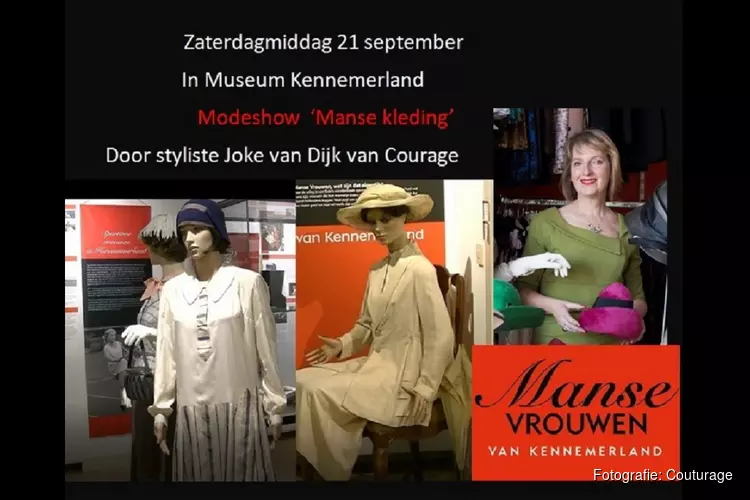 Modeshow&#39;Manse vrouwen&#39;.