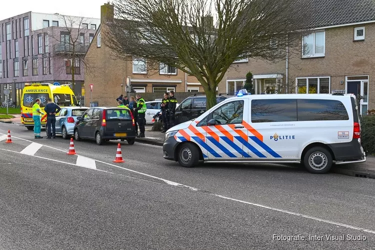 Kop-staartaanrijding op Laan der Nederlanden