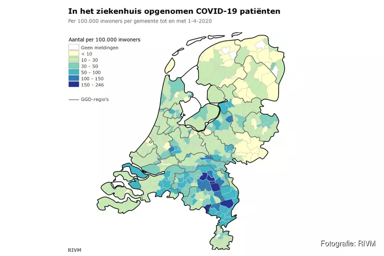 RIVM: 13.614 besmettingen, inmiddels 1173 personen overleden