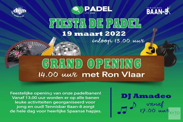 Tennisvereniging DEM: Officiële Opening Padelbanen