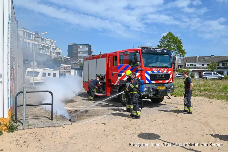 Buitenbrandje in Beverwijk snel onder controle