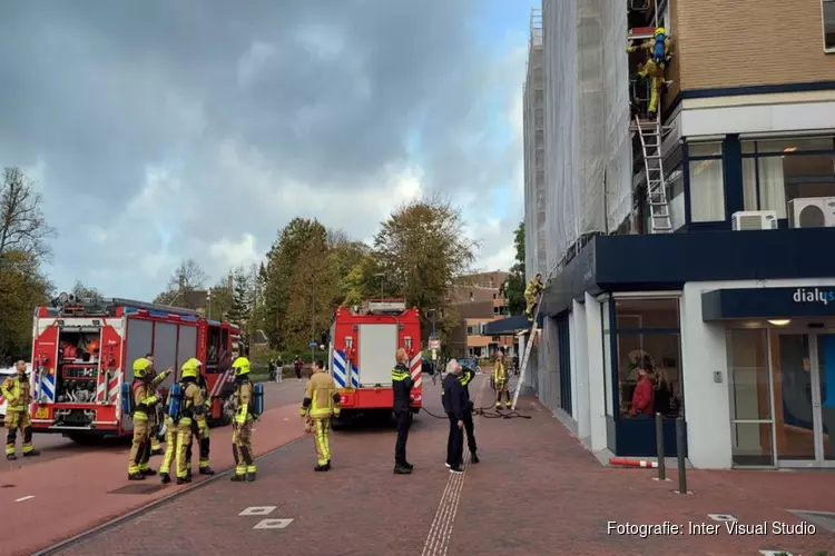 Brand in trappenhuis flat Beverwijk