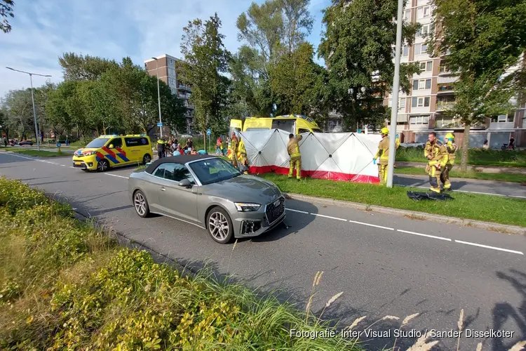 Persoon op step aangereden in Beverwijk, weg afgesloten