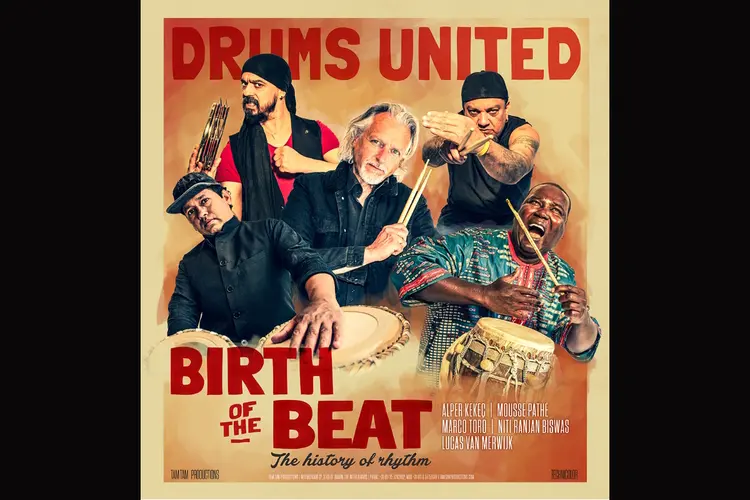 Lucas van Merwijk en Drums United in Kennemer Theater