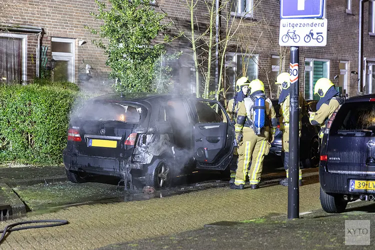 Autobrand in Beverwijk