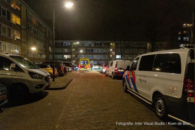 Aanhouding en gewonde in Arnostraat in Beverwijk