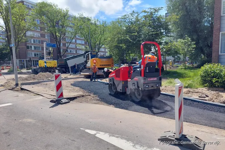 Aangepast verkeer door asfaltering Plesmanweg