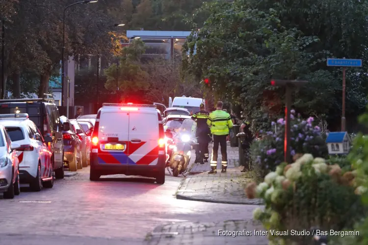 Politieachtervolging en aanhouding in Vlaanderenstraat in Beverwijk