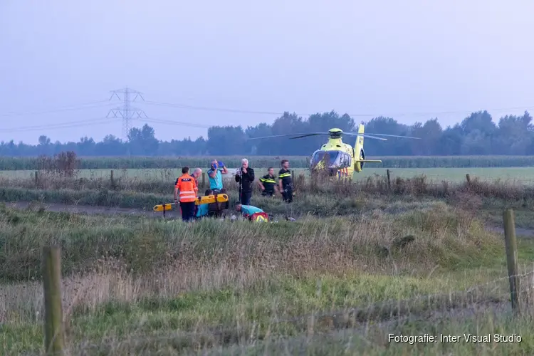 Motorcrosser gewond bij val in Beverwijk