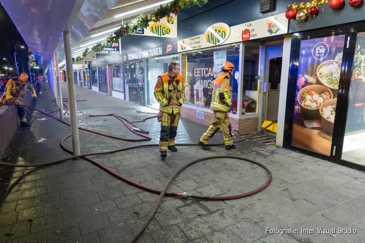 Korte brand in eetcafé in Beverwijk