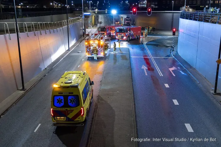 Tunnel afgesloten na zeer ernstig ongeval in Beverwijk