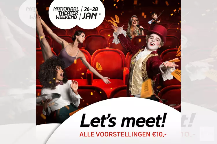 Alle voorstellingen in het Theaterweekend slechts € 10,-