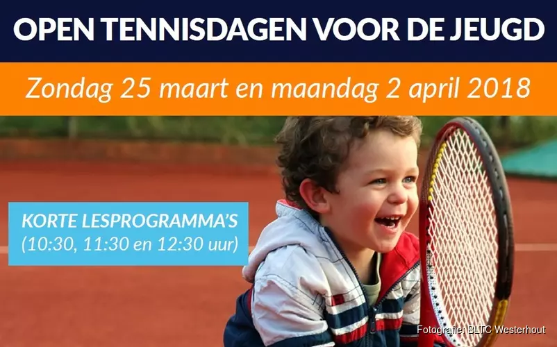 Open tennisdagen voor de jeugd bij BLTC Westerhout