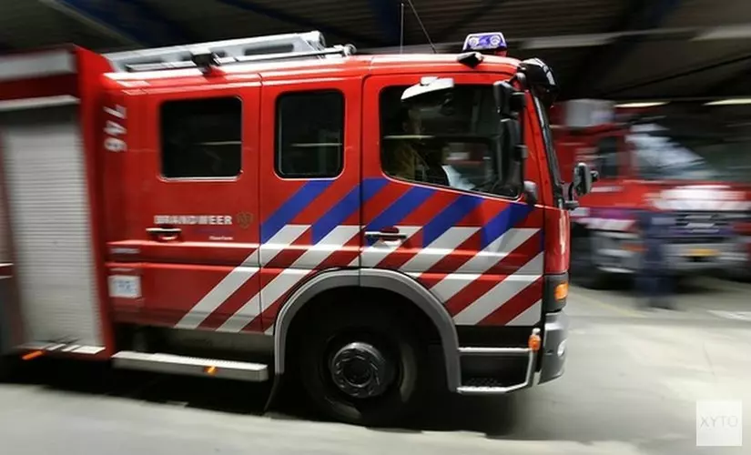 Auto compleet afgebrand op de Bachstraat in Heemskerk